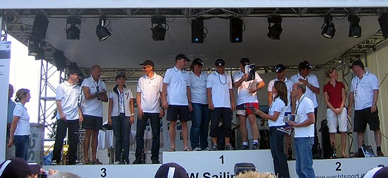 Siegerteams BMW Sailing Cup 2007 in Starnberg (Foto: Klaus Ikenmeyer)